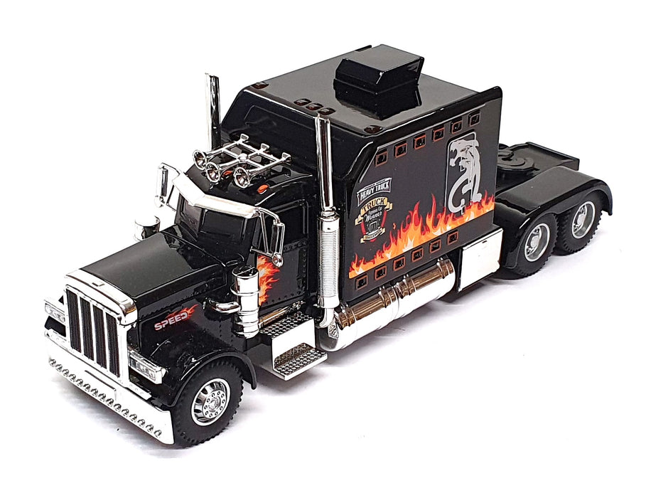 Hongsen 1/24 Scale HO124B - Peterbilt Truck With Lights & Sound - Black