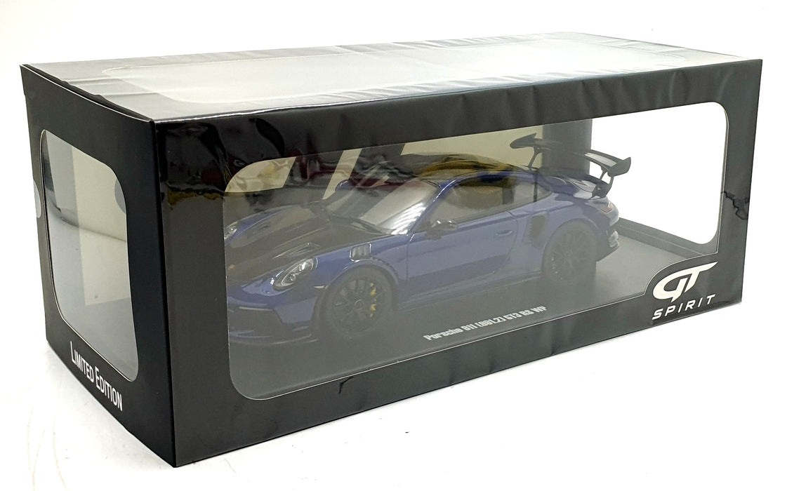 GT Spirit 1/18 Scale GT526 - Porsche 911 (991.2) GT3 RS WP - Blue/Black