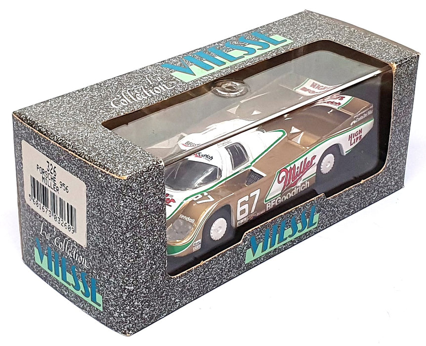Vitesse 1/43 Scale 326 - Porsche 956 Race Car Miller #67 - Gold/White