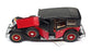 Franklin Mint 1/24 Scale 19626C - 1935 Mercedes Benz 770K - Red/Black