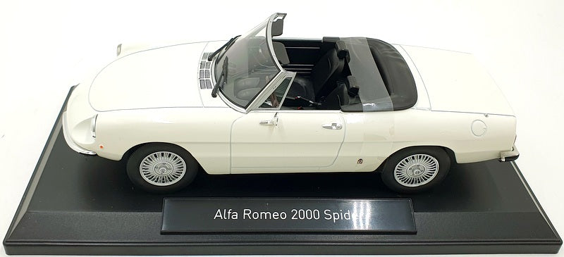 Norev 1/18 Scale Diecast 187882 - Alfa Romeo 2000 Spider 1978 - White