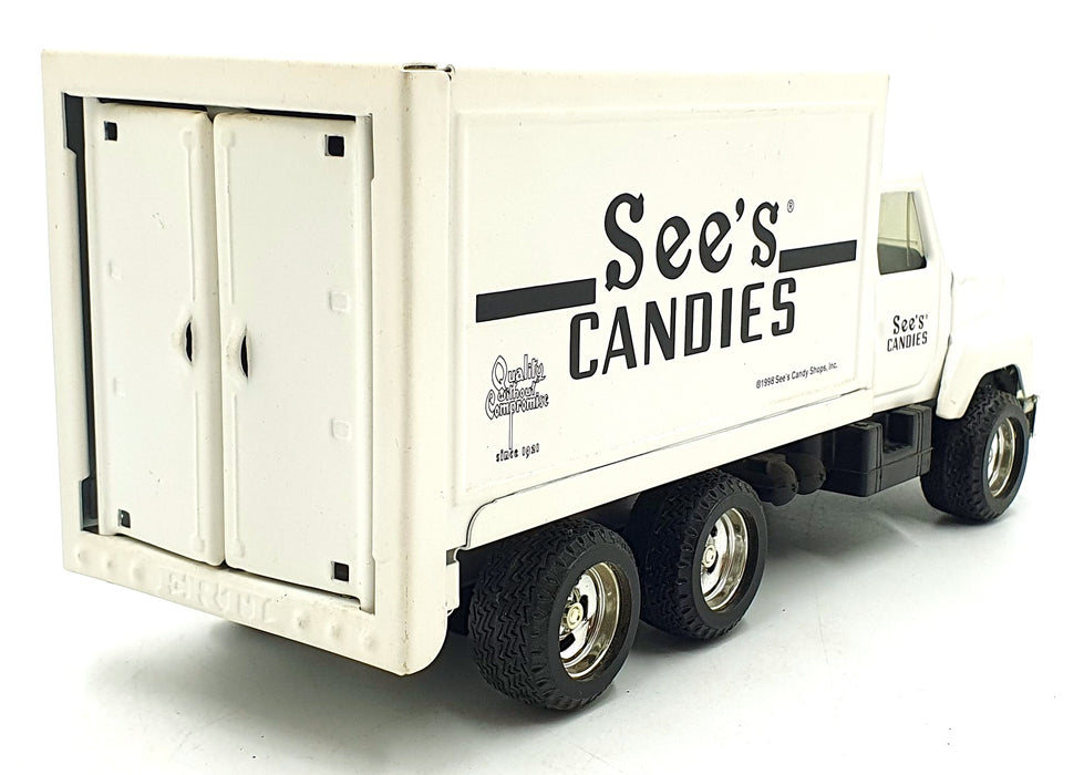 Ertl 10cms Long 3346 - International See's Candies Delivery Truck - White