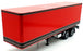 KK Scale Road Kings 1/18 Scale RK180166 Semi Automatic Truck Trailer Red