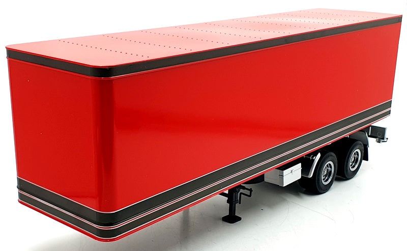 KK Scale Road Kings 1/18 Scale RK180166 Semi Automatic Truck Trailer Red