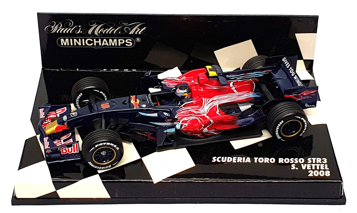 Minichamps 1/43 Scale 400 080015 - F1 Scuderia Toro Rosso STR3 S. Vettel 2008