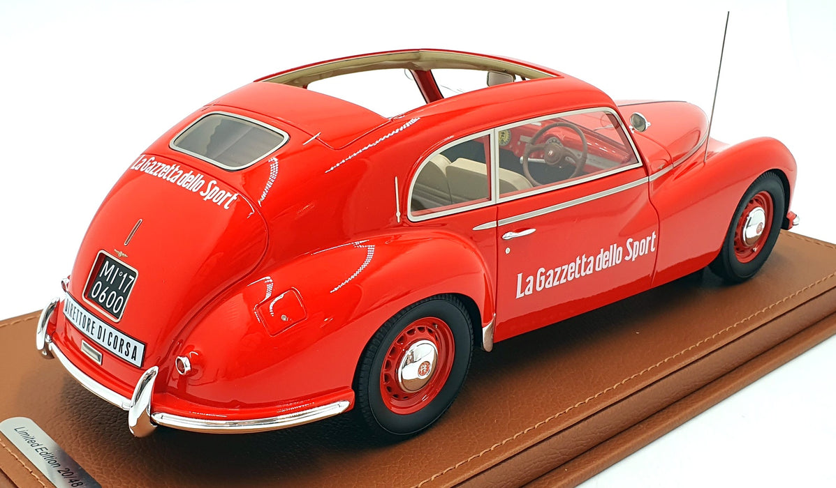 BBR 1/18 Scale BBRC1812GIV - Alfa Romeo Freccia d'Oro Sliding Roof 1949 Red