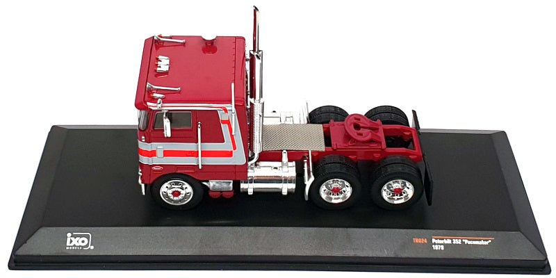 Ixo Models 1/43 Scale TR024 - 1979 Peterbilt Pacemaker Truck - Red/Grey