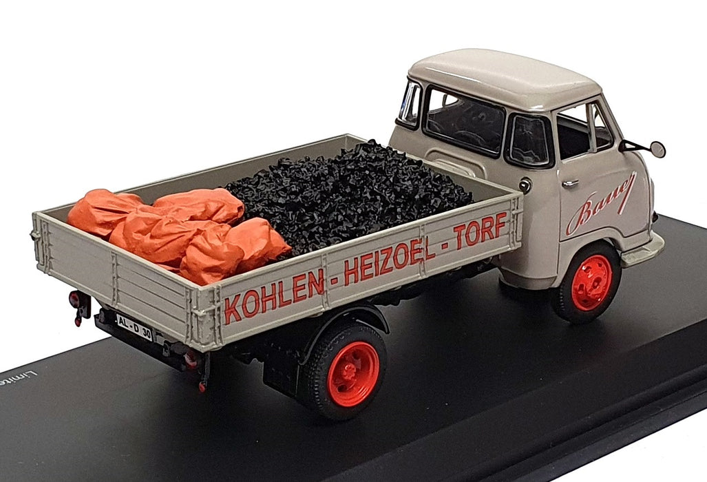 Schuco 1/43 Scale Diecast 03256 - Hanomag Kurier Truck Bauer - Grey