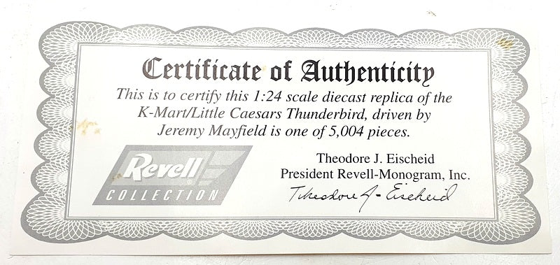 Revell 1/24 Scale 3823 - Ford Thunderbird #37 Little Caesars / K Mart - Mayfield