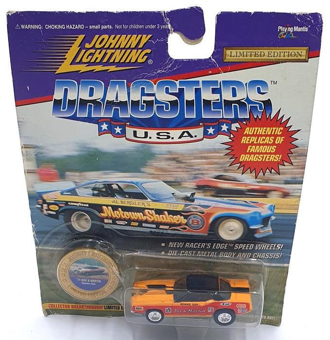 Johnny Lightning 1/64 Scale 302-130 Dragsters USA 1971 Sox and Martin - Sox