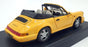 Anson 1/18 Scale Diecast 30309-W - Porsche 911 Carrera 4 Cabriolet - Yellow