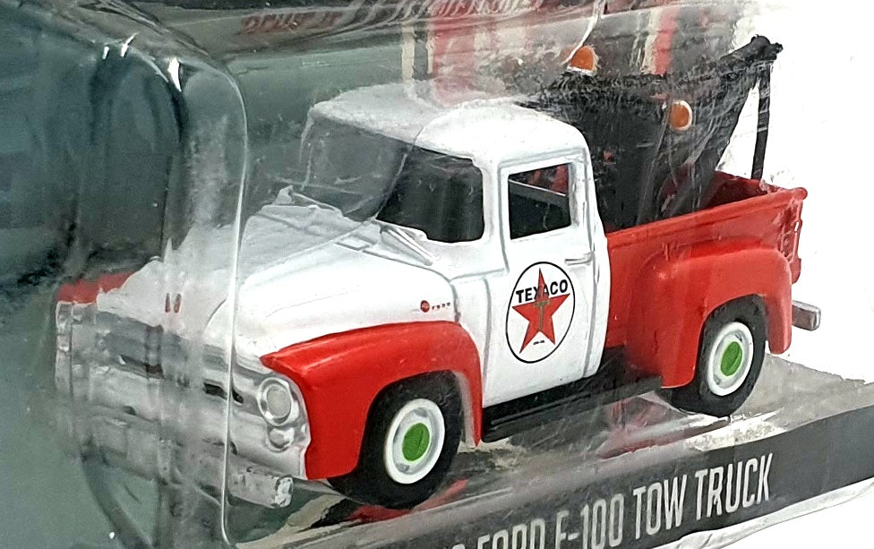 Greenlight 1/64 Scale 41120-B - 1956 Forf F-100 Toe Truck - Red/White