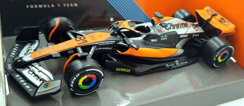 Burago 1/43 Scale 18-38087 - F1 McLaren MCL60 2023 British GP #81 O.Piastri