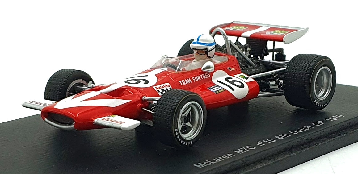 Spark 1/43 Scale S3134 - McLaren M7C #16 6th Dutch GP 1970 - Surtees