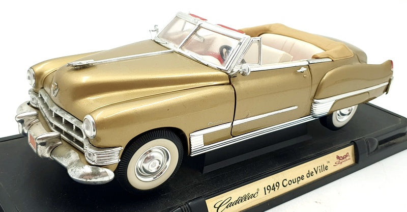 Road Signature 1/18 Scale Diecast 92308 - 1949 Cadillac Coupe De Ville Gold