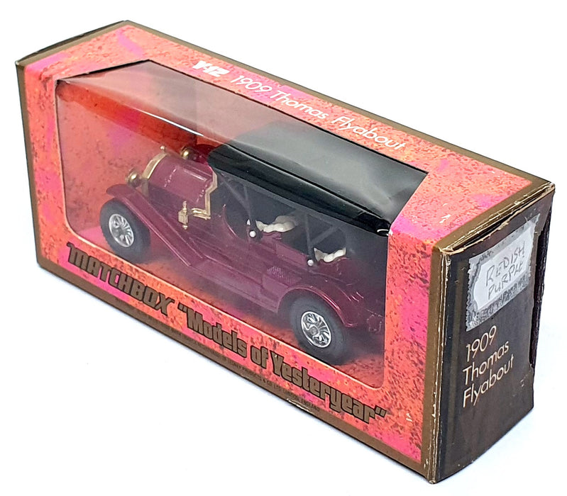 Matchbox 1/48 Scale Y-12 - 1909 Thomas Flyabout - Redish Purple