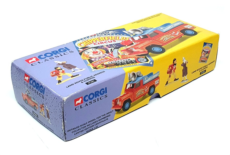 Corgi 1/43 Scale 07202 Land Rover Public Address & Clowns - Chipperfields Circus