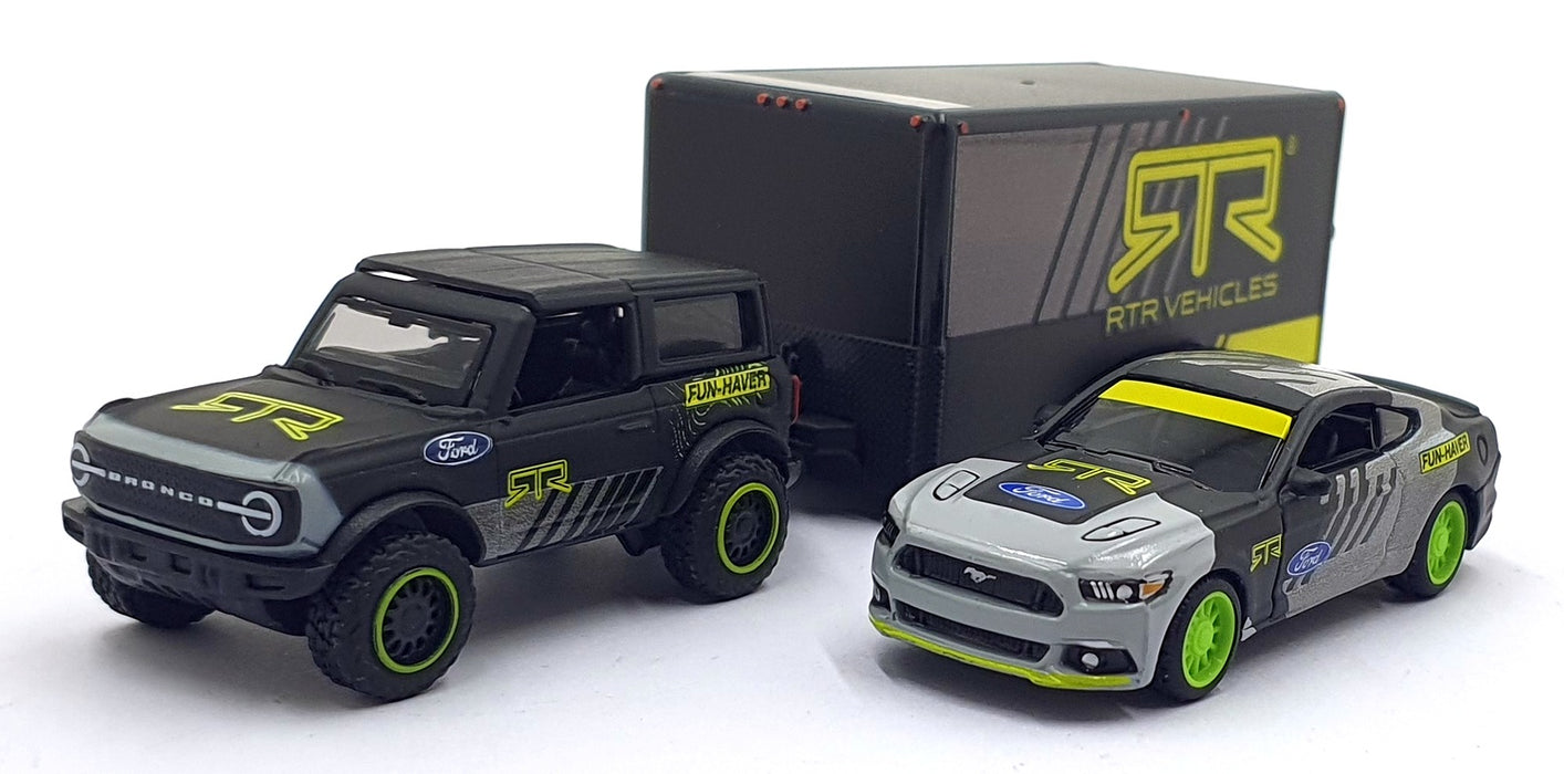 Maisto 1/64 Scale Diecast 11404 - 2021 Ford Bronco/2015 Ford Mustang GT