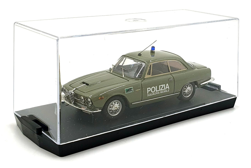 Bang 1/43 Scale 7259 - Alfa Romeo 2600 Sprint Polizia Squadra Mobile - Green