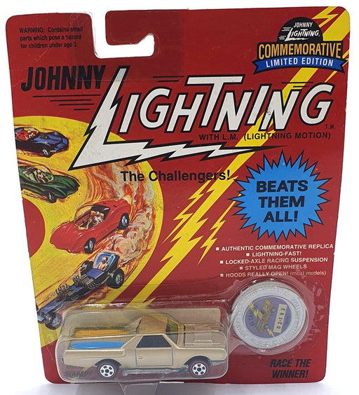 Johnny Lightning 1/64 Scale 100-190 - The Challengers Chevrolet El Camino - Gold