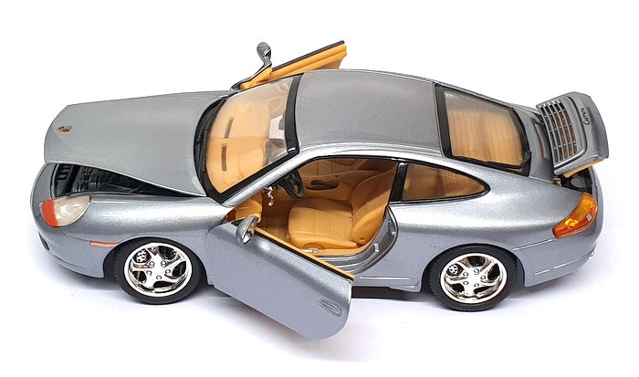 Motor Max 1/18 Scale Diecast 25625F - Porsche 911 - Met. Grey