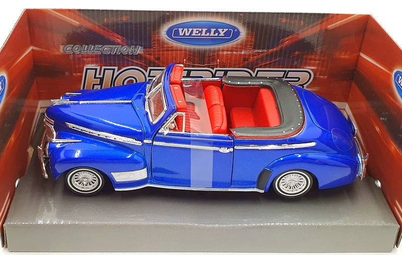 Welly 1/24 Scale Diecast 22411LR-W - 1941 Chevrolet Special Deluxe - Met Blue