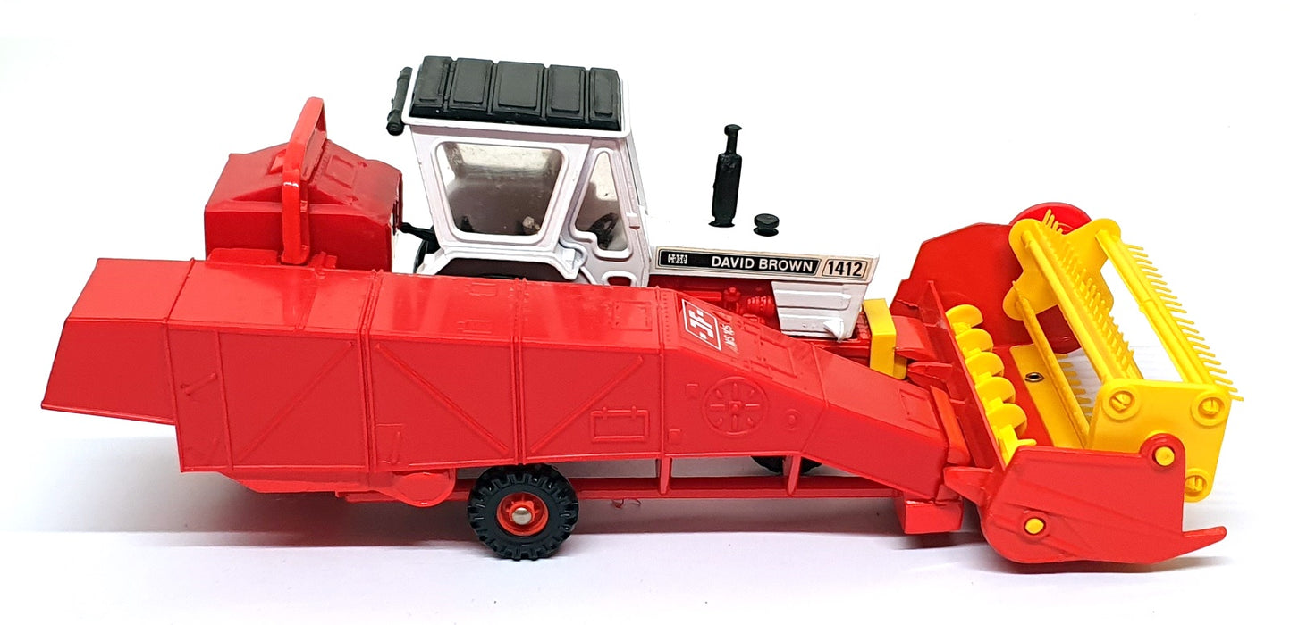Corgi Diecast 1112 - David Brown Tractor Combine Harvester - Red/White/Yellow