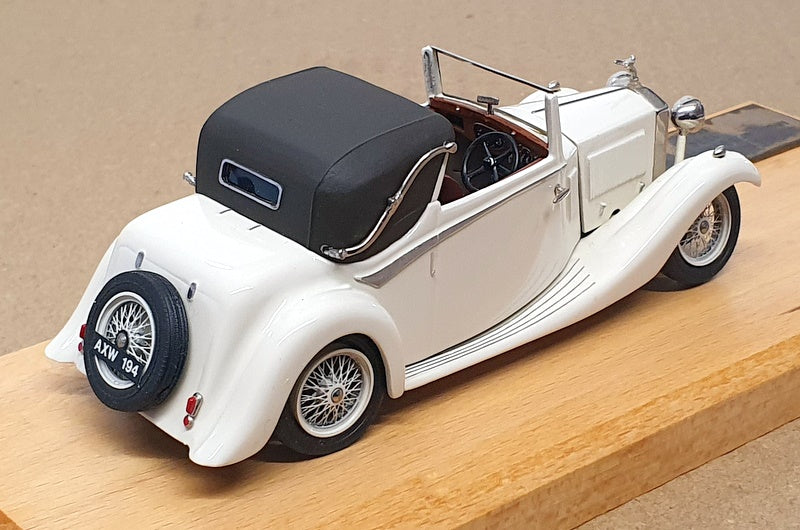 Top Marques 1/43 Scale RR3 - 1934 Rolls Royce 20/25 Mulliner D/H SC - Pale Ivory