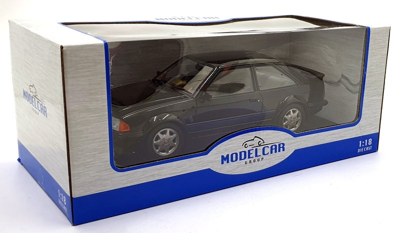 Model Car Group 1/18 Scale Diecast MCG18420 - 1985 Ford Escort RS Turbo - Black