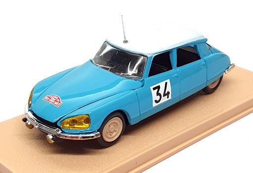 Eligor 1/43 Scale 1124 - Citroen DS 21 #34 Monte Carlo 1970 - Lt. Blue/White