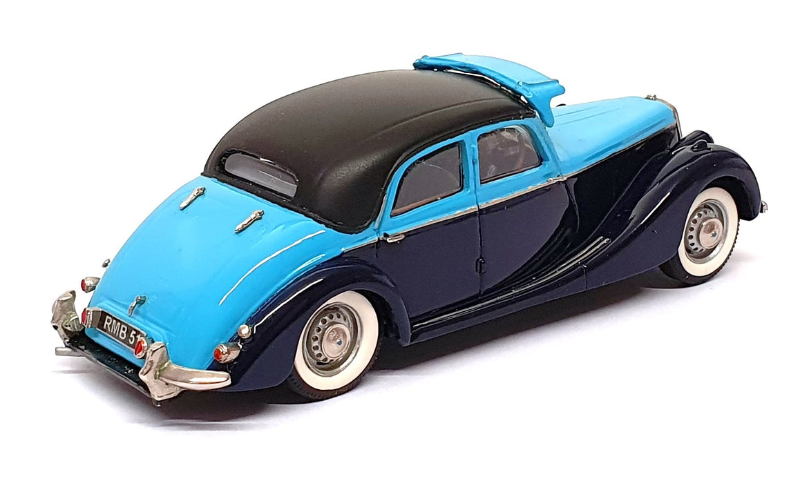 Crossway Models 1/43 Scale CC05 - Riley RMB Saloon Custom - 2-Tone Blue