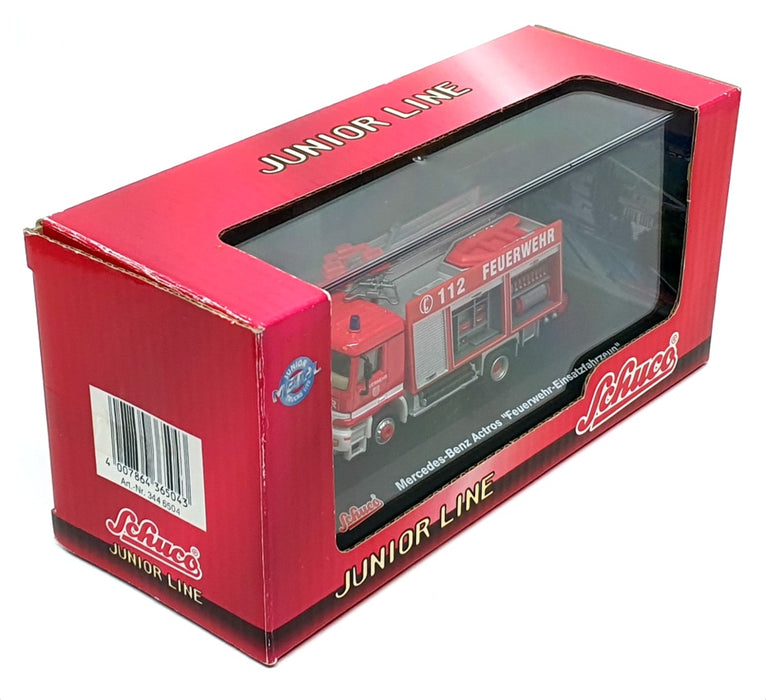 Schuco Junior Line 1/72 Scale 6504 - Mercedes Benz Actros Feuerwehr Fire Engine