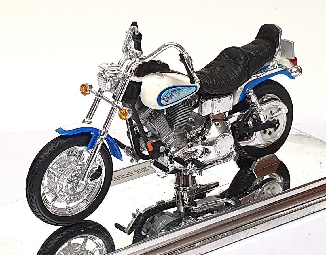 Maisto 1/18 Scale 39360 - 92 Harley Davidson Daytona 50th Anniversary White/Blue