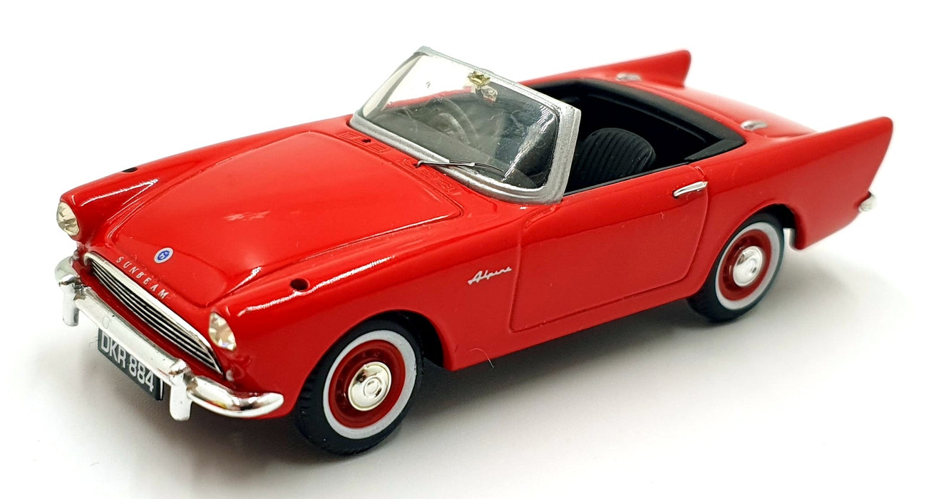 Vanguards 1/43 Scale Diecast VA07000 - Sunbeam Alpine MK2 - Carnival red