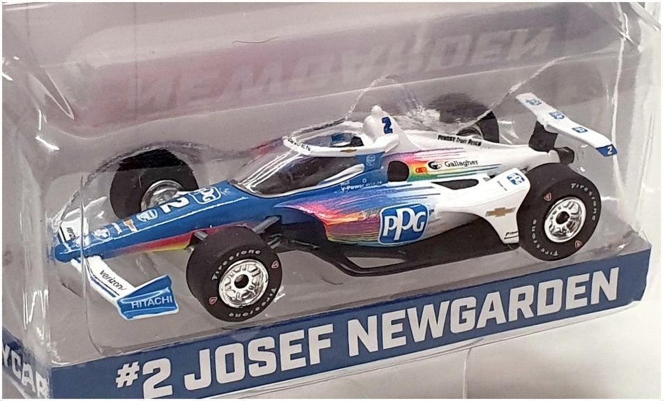 Greenlight 1/64 Scale 11595 - NTT Indycar Series #2 J. Newgarden - Blue/White