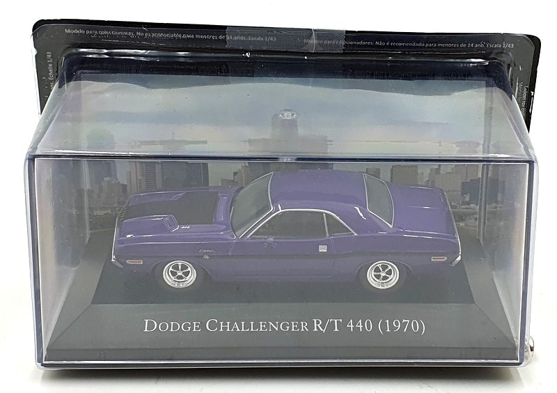 Altaya 1/43 Scale AT17325 - 1970 Dodge Challenger R/T 440 - Purple
