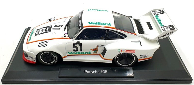 Norev 1/18 Scale 187432 - Porsche 935 Vaillant Bergischer Lowe Zolder DRM 1977