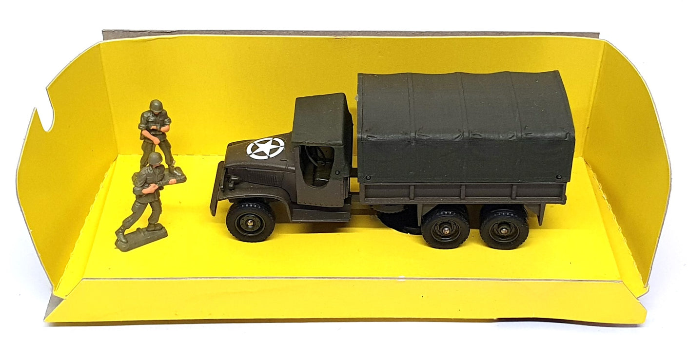 Solido 1/50 Scale Diecast 6032 - GMC Truck & Figures US Army - Green