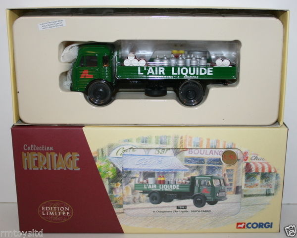 CORGI 1/50 COLLECTION HERITAGE 72911 - SIMCA CARGO - ET CHARGEMENT L'AIR LIQUIDE | UK