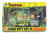 Corgi Gift Set No. 36 - Tarzan 22 Piece Set Land Rover And Trailer With Panorama
