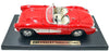 Road Legends 1/18 Scale Diecast 92018 - Chevrolet Corvette 1957 - Red/White