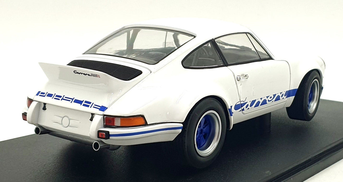 Solido 1/18 Scale S1801119 - 1973 Porsche 911 RSR - White/Blue Carrera Stripes