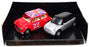 Welly Diecast 973025 - Mini Gift Set Old & New - Red With Union Jack Silver