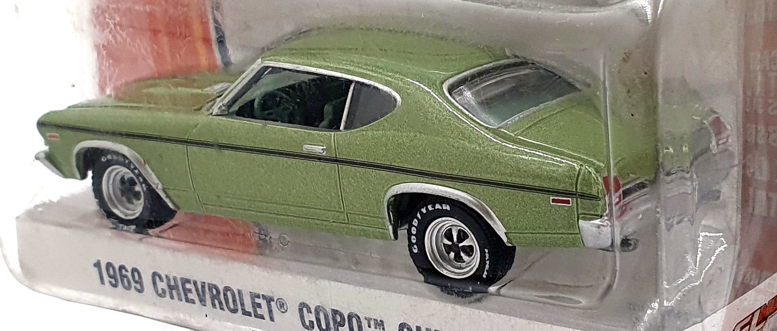 Greenlight 1/64 Scale 13090 - 1969 Chevrolet COPC Chevelle Car - Green