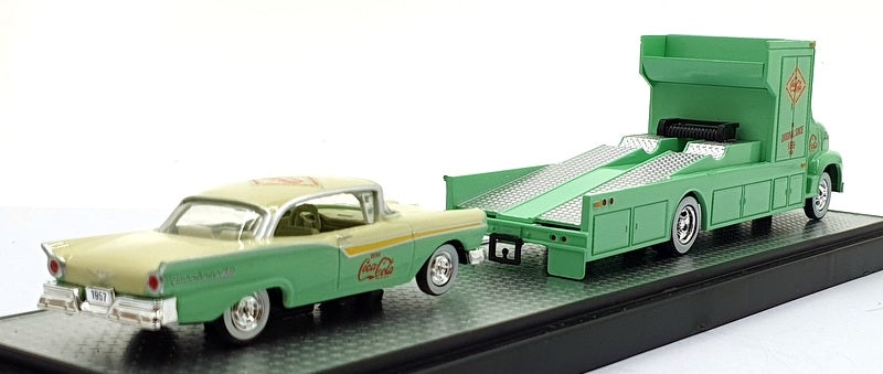 Castline M2 Machines 1/64 Scale FTW25 '70 Ford COE & '57 Ford Fairlan 500