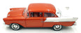 Acme 1/18 Scale Diecast A1807015 - 1957 Chevrolet 150 - Rust Orange/White