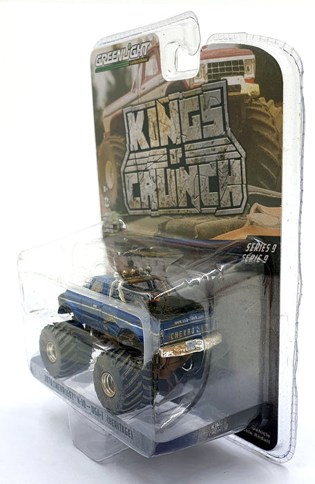 Greenlight 1/64 Scale 49090-F - 1970 Chevrolet K-10 USA-1 Heritage - Blue