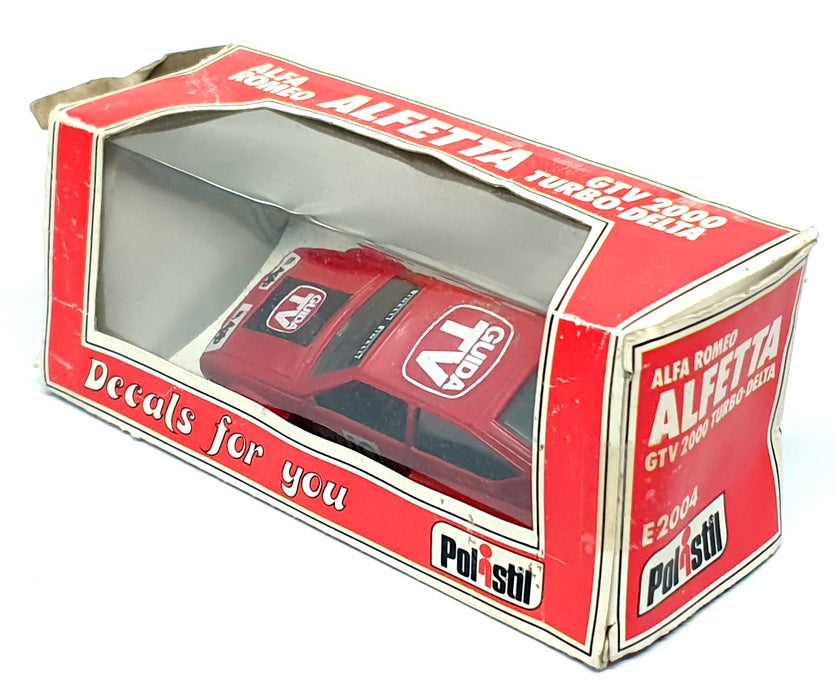 Polistil 1/40 Scale E2004 - Alfa Romeo Alfetta GTV 2000 Turbo Delta #10 - Red