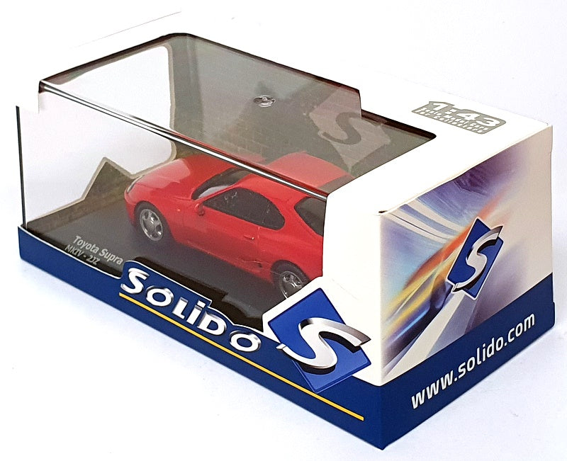 Solido 1/43 Scale Diecast S4314003 - Toyota Supra MkIV 2JZ - Red