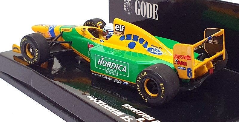 Minichamps 1/43 Scale 338.008.1 - F1 Benetton B 193 B Hockenheim 1993 R. Patrese